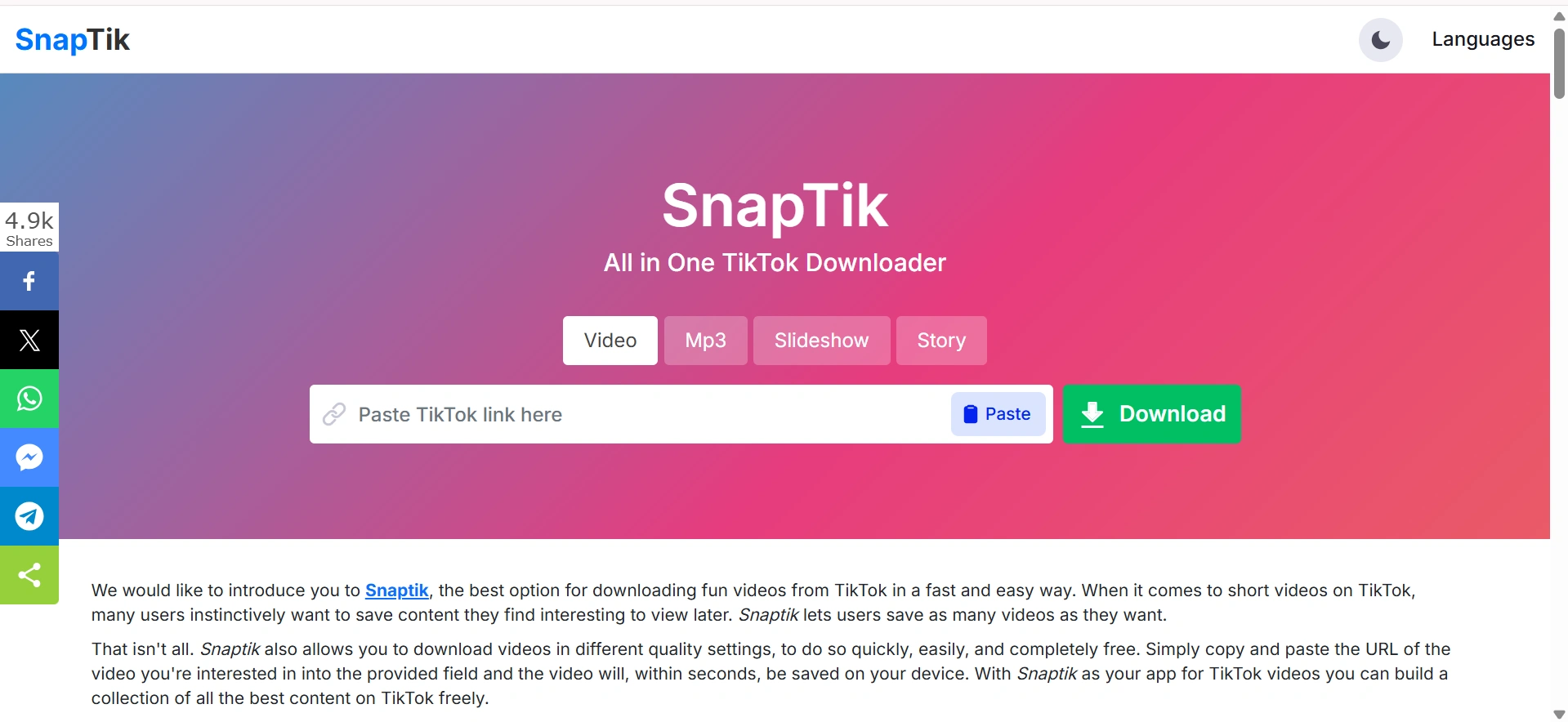 TikTok Video Downloader: Simpan Video Favorit dengan Mudah